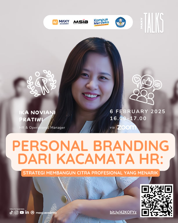 Bantu ‘Jobseeker’ Ciptakan Personal Branding, MAXY Academy Undang HR Profesional dalam Webinar Gratis