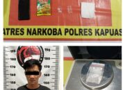 Polres Kapuas Ungkap Kasus Narkotika Jenis Sabu, Satu Tersangka Diamankan