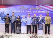 Wakil Bupati Barito Kuala Hadiri Pisah Sambut Komandan Lanal Banjarmasin