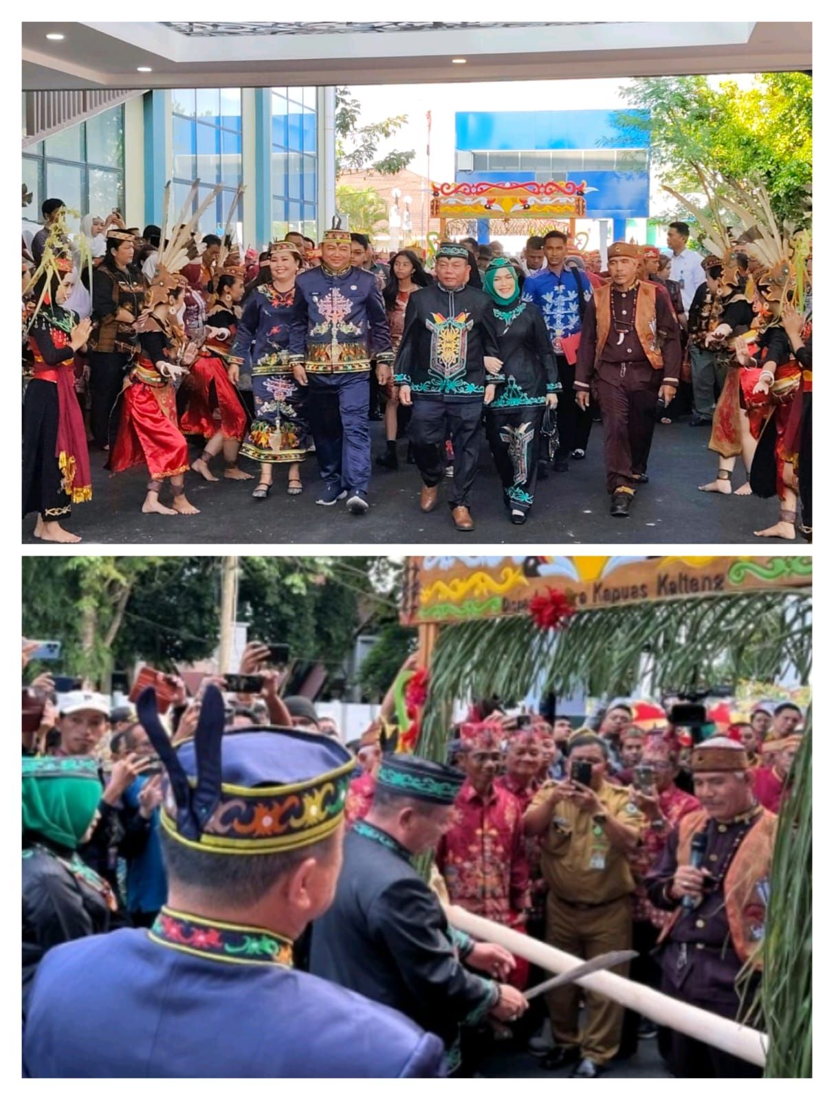 Potong Pantan dan Tapung Tawar Awali Tugas Bupati dan Wakil Bupati Kapuas