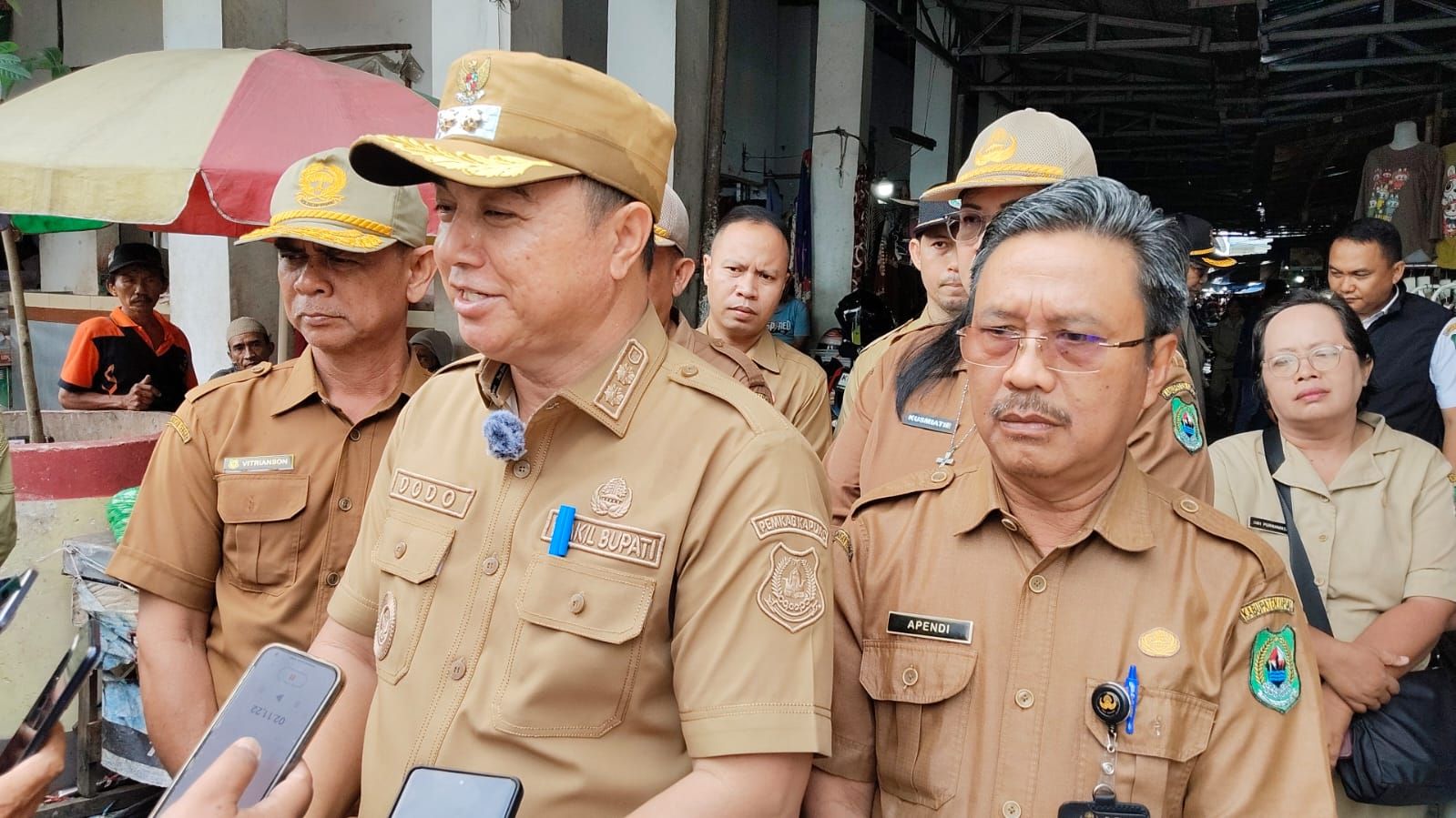 Kunjungi Pasar Blok R Kapuas Ini Harapan Wabub Dodo SP