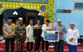 Safari Ramadhan Pemerintah Kabupaten Barito Kuala di Masjid Nurul Iman Desa Tabatan Baru