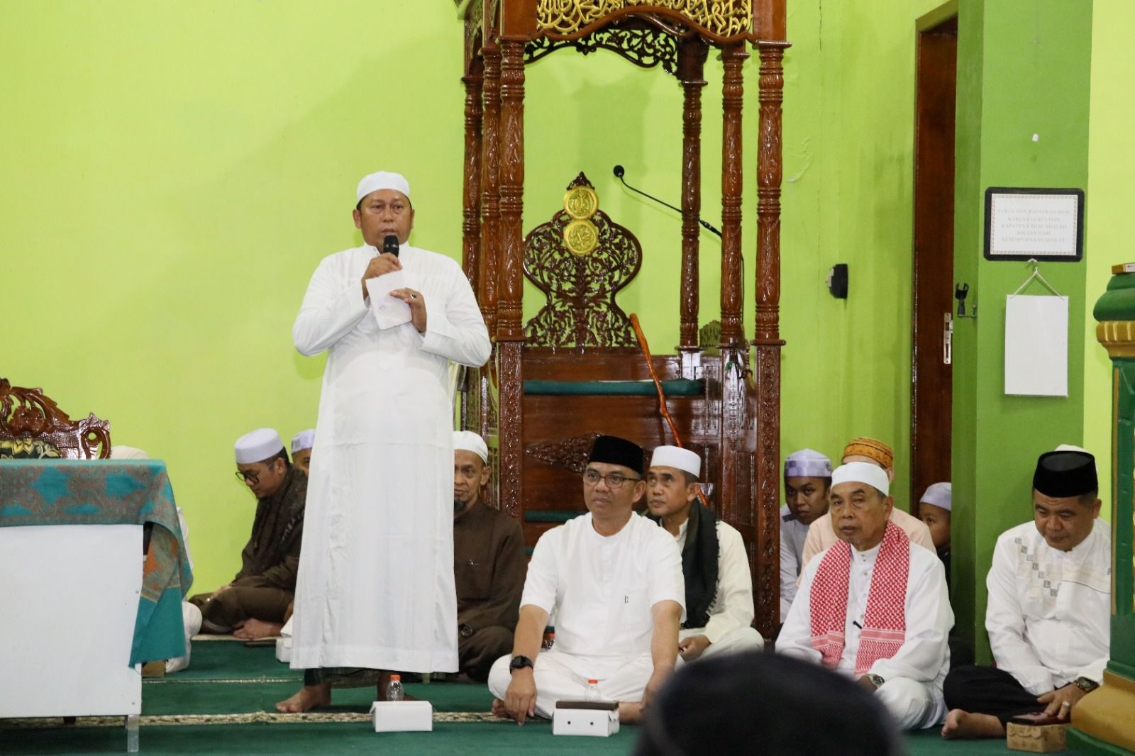 Bupati Barito Kuala Hadiri Peringatan Nuzulul Qur’an di Masjid Nurul Anwar Marabahan