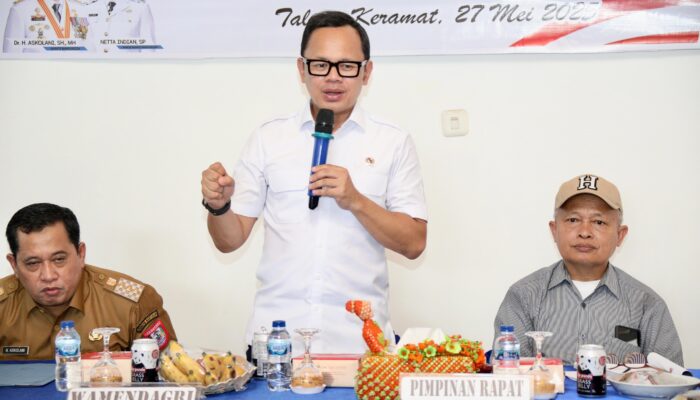 Tinjau Musbangkelsus Kelurahan Talang Keramat Banyuasin, Wamendagri Apresiasi Pembentukan Kopdeskel Merah Putih