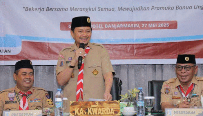 Kwarda Pramuka Kalsel Gelar Musdalub,Putuskan Hasnuryadi Ketua Kwarda Pramuka Kalsel Masa Bakti 2025 -2030