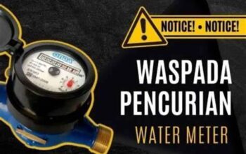 Marak Pencurian Meter Air, Pam Bandarmasih Menghimbau Kepada Pelanggan Untuk Waspada !!!