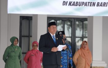 Pemkab Batola Gelar Upacara Harkitnas dan HUT Proklamasi ALRI Divisi IV, Tampilkan Komitmen Pelayanan Publik