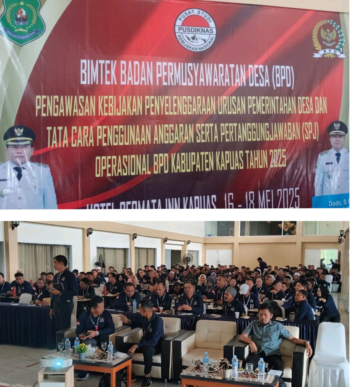 241 Orang Anggota Badan Permusyawaratan Desa (BPD) Kabupaten Kapuas Ikut Bimtek