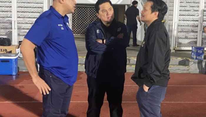 Ketua PSSI dan Exco PSSI Meninjau Latihan Timnas Garuda Muda