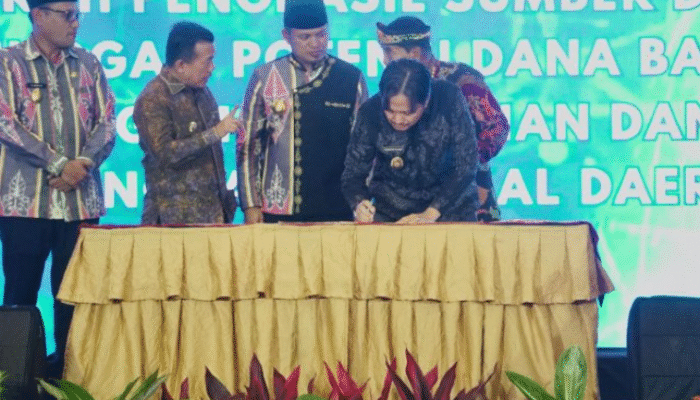 Wagub Kalsel Pada Rakor Gubernur Daerah Penghasil SDA, Menekankan Pentingnya Penyiapan SDM dan Sumber Energi Terbarukan.
