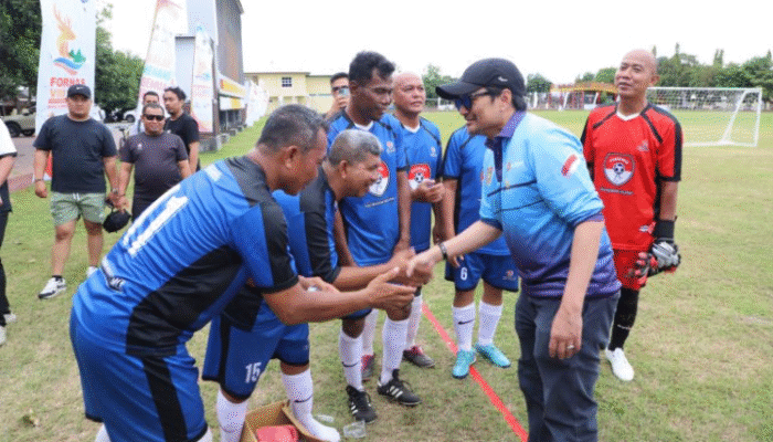 Wagub Hasnuryadi Tinjau FORNAS VIII NTB,Terkesan Pada Olah Raga Walking Football