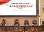 DPRD Kapuas Terima Enam Usulan Raperda dari Eksekutif