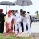 Ziarah Nasional HUT ke-80 RI: Bupati Barito Kuala Beri Penghormatan dan Tabur Bunga