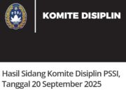 PS Barito Putera Terima Sanksi Komdis PSSI