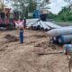 Warga Adat Sambut Pembangunan Jembatan dengan Ritual Dayak Ngaju