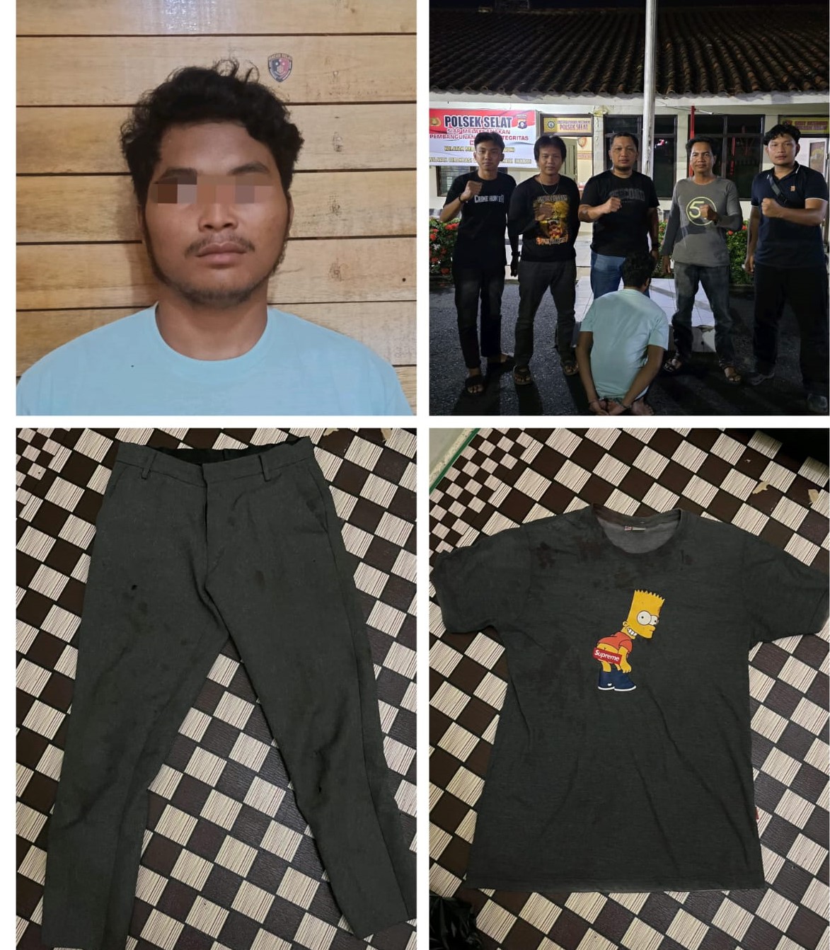 Polres Kapuas Tangkap Pelaku Penganiayaan di Taman Raja Bunu