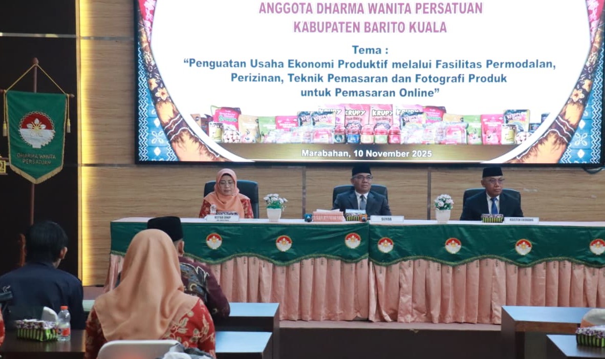 DWP Kabupaten Barito Kuala Dorong Pemberdayaan Anggota Melalui Pelatihan Penguatan UMKM