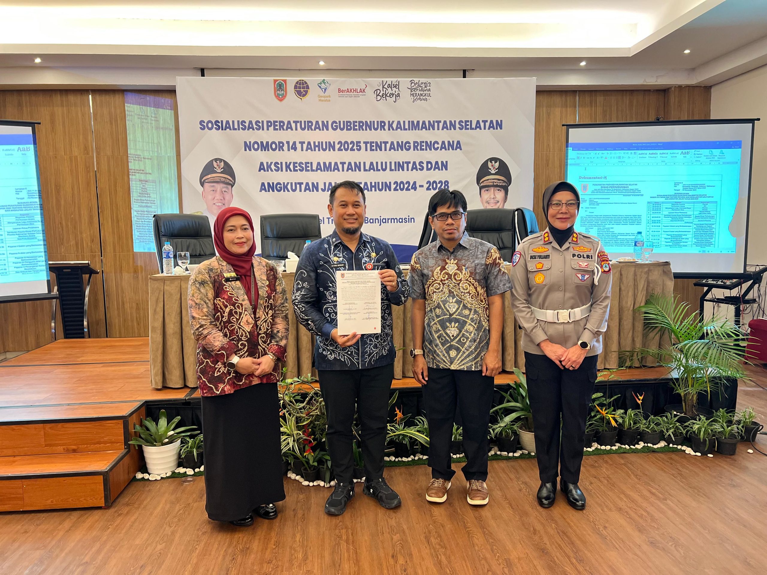 Pemprov Kalsel Sosialisasikan Pergub Keselamatan Lalu Lintas 2024–2028