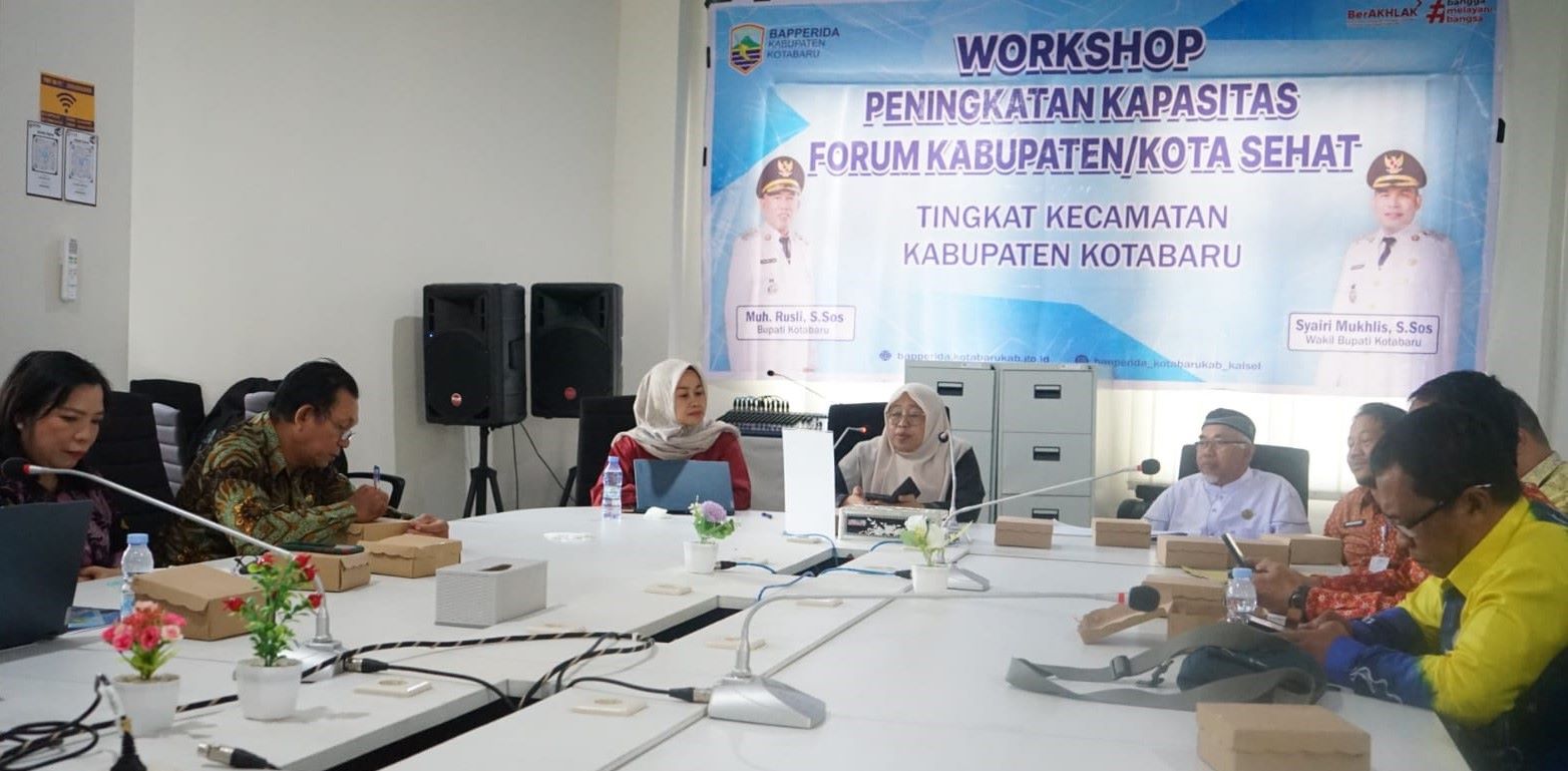 Bapperida Kotabaru Perkuat Forum Kecamatan dan Pokja Desa Sehat Menuju Penilaian KKS 2027