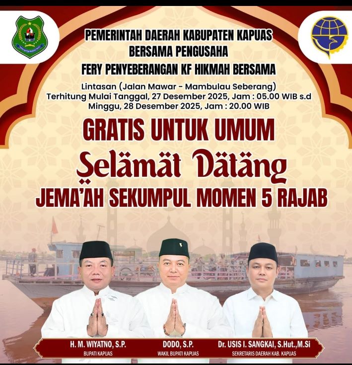 Pery Mawar-Hampatung “Buka Layanan Gratis” selama Momen 5 Rajab
