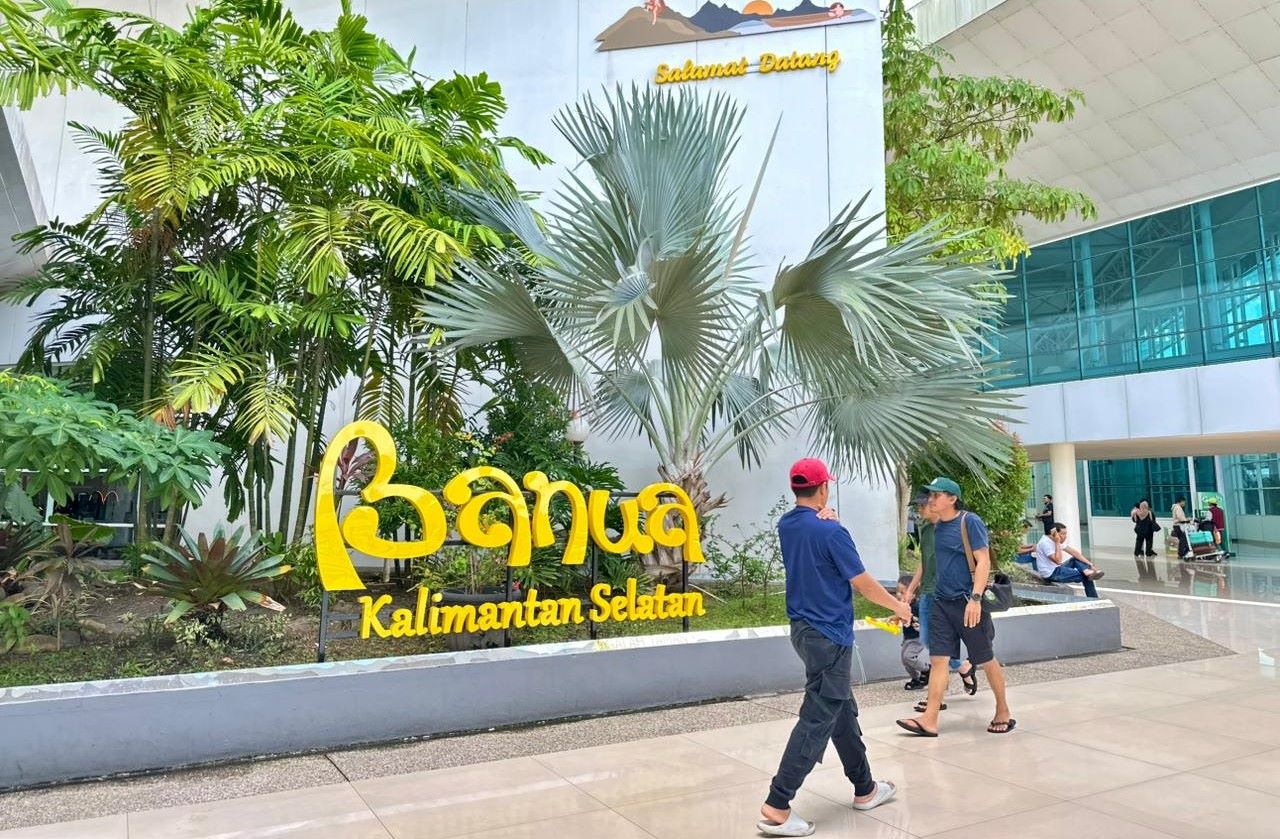 Tingkatkan Layanan, Bandara Internasional Syamsudin Noor Tata Ulang Alur Penumpang