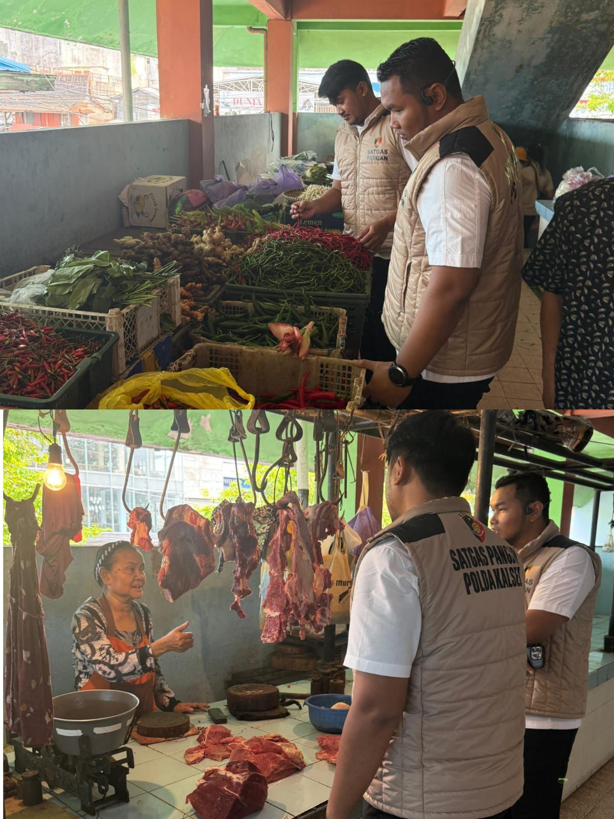 Satgas Pangan Polda Kalsel Sidak ke Pasar Kuripan Menjekang Ramadhan, Temukan Sejumlah Komoditas Dijual di Atas Harga Acuan