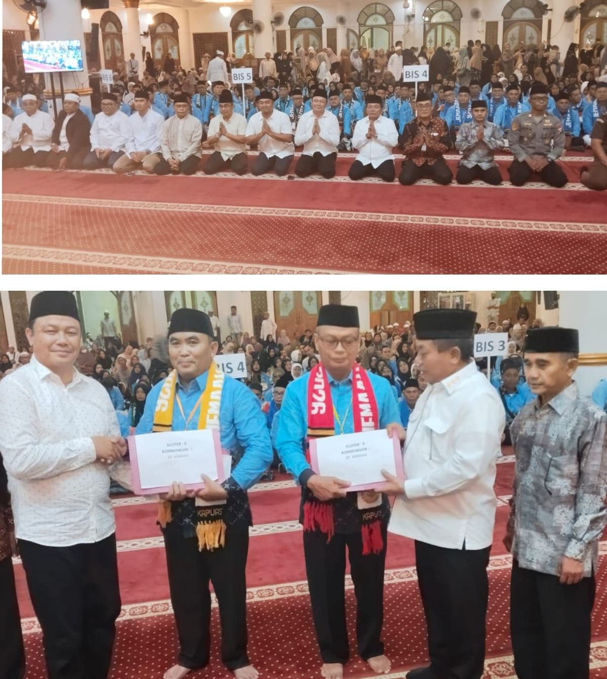 300 Lebih Jamaah Haji Kabupaten Diberangkatkan Menuju Embarkasi Syamsudinor Banjarbaru