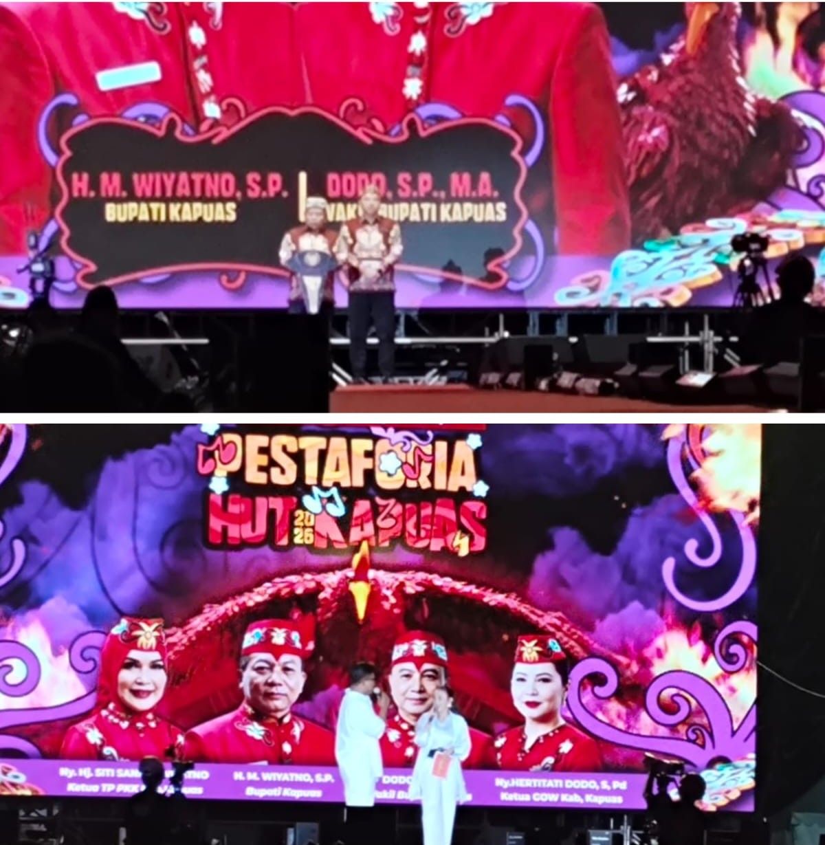 Malam Pestaforia HUT Kapuas 2026 Dihadiri Ribuan Warga