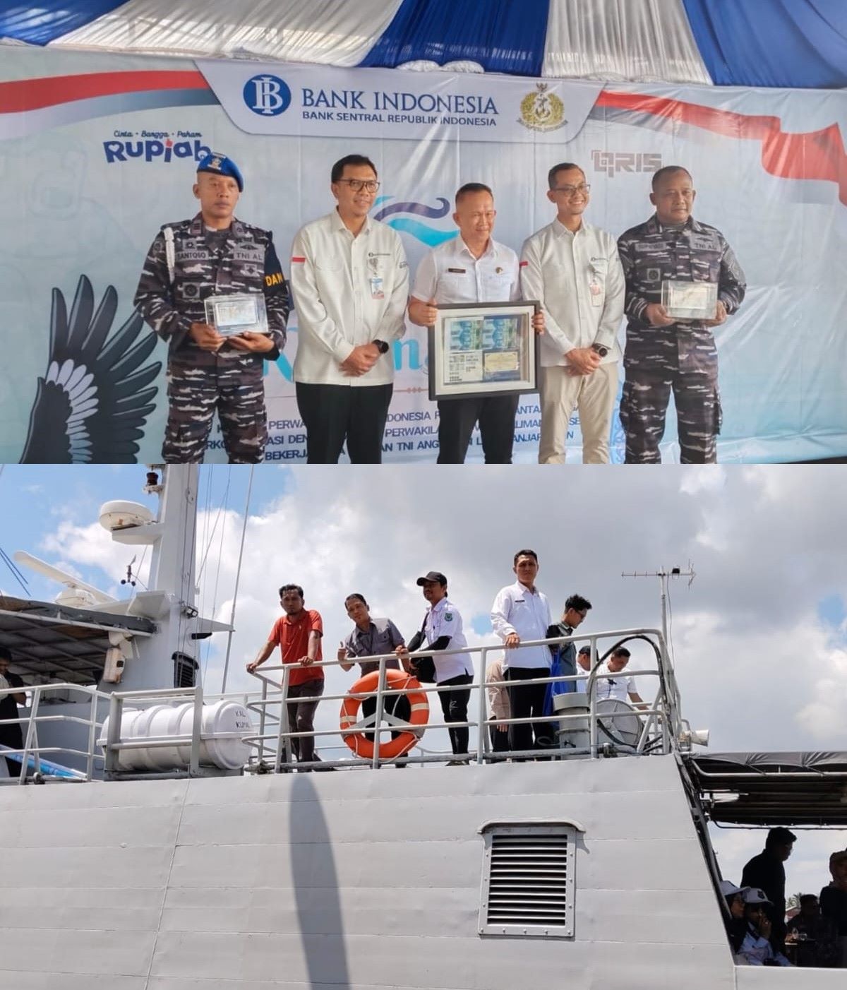 Pemkab Kapuas Apresiasi Ekspedisi Rupiah Kalimantan Bersama BI, TNI AL, Bulog dan Bank Kalteng