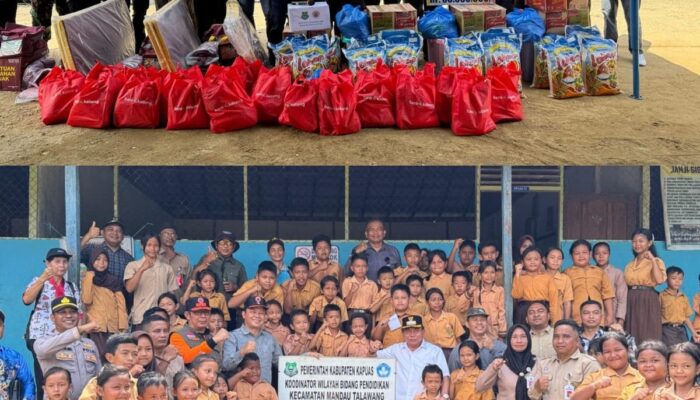 Bupati Kapuas Tinjau Kebakaran di Mandau Talawang, Salurkan Bantuan dan Sepakati Pembangunan Infrastruktur