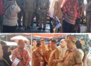 Tekan Inflasi dan untuk Singkronisasi Data Pemangku kepentingan Pemkab Kapuas Tinjau Pasar Blok R
