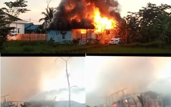 Kebakaran Hanguskan Penggilingan Padi di Kapuas, Kerugian Ratusan Juta