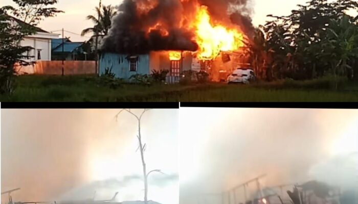 Kebakaran Hanguskan Penggilingan Padi di Kapuas, Kerugian Ratusan Juta