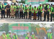 Peletakan Batu Pertama Kantor Subdenpom XXII/1-4 Kapuas dihadiri Langsung Danpuspomad Mayjen TNI Eka Wijaya Permana