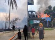 Musibah Kebakaran Pemukiman di “Timpah” Mendapat Perhatian Bupati Kapuas Beserta Jajaran Terkait