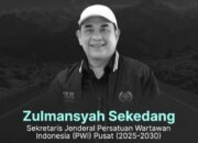 Selamat Jalan Zulmansyah Sekedang Sosok Pribadi Seorang Wartawan, Yang Selalu Tampil Tegar dan Ceria