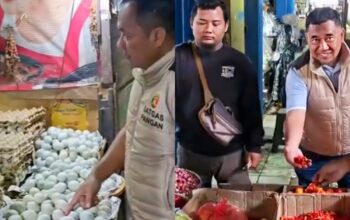 Pasca Lebaran, Satgas Pangan Polda Kalsel Pantau Stabilitas Harga Bapokting di Pasar Antasari