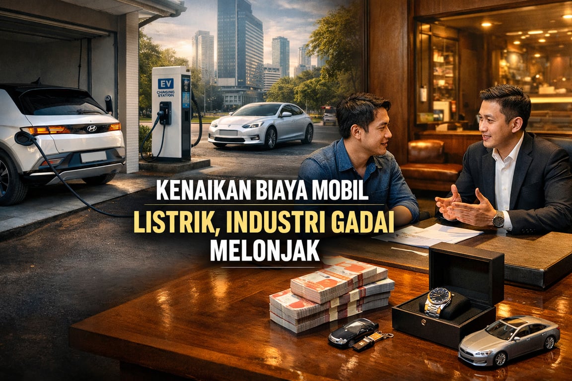 Dampak Langsung Kenaikan Biaya Kepemilikan Mobil Listrik, Industri Gadai Ikut Terdorong