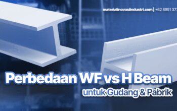 Perbedaan WF vs H Beam untuk Gudang & Pabrik: Mana Lebih Hemat Jangka Panjang?