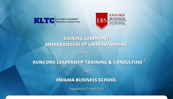 Perkuat Sinergi Akademik dan Industri Global, KLTC Lakukan MoU Dengan Enigma Business School (EBS)