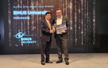 Menuju Usia ke-45, BINUS University Raih Global Most Innovative Knowledge Enterprise (MIKE) Award 2025: Wujudkan Dampak Berkelanjutan