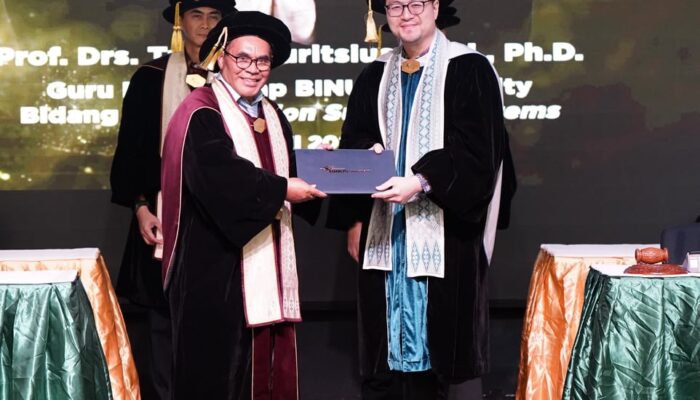 Prediksi Semakin Akurat, Tapi Keputusan Masih Sulit: Ini Sorotan Prof. Tuga Mauritsius dalam Pengukuhan Guru Besar di BINUS University