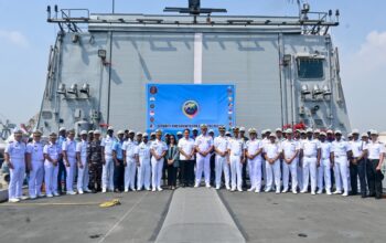 INS Sunayna Tiba di Jakarta, Misi “One Ocean, One Mission” Perkuat Sinergi Maritim Indonesia–India