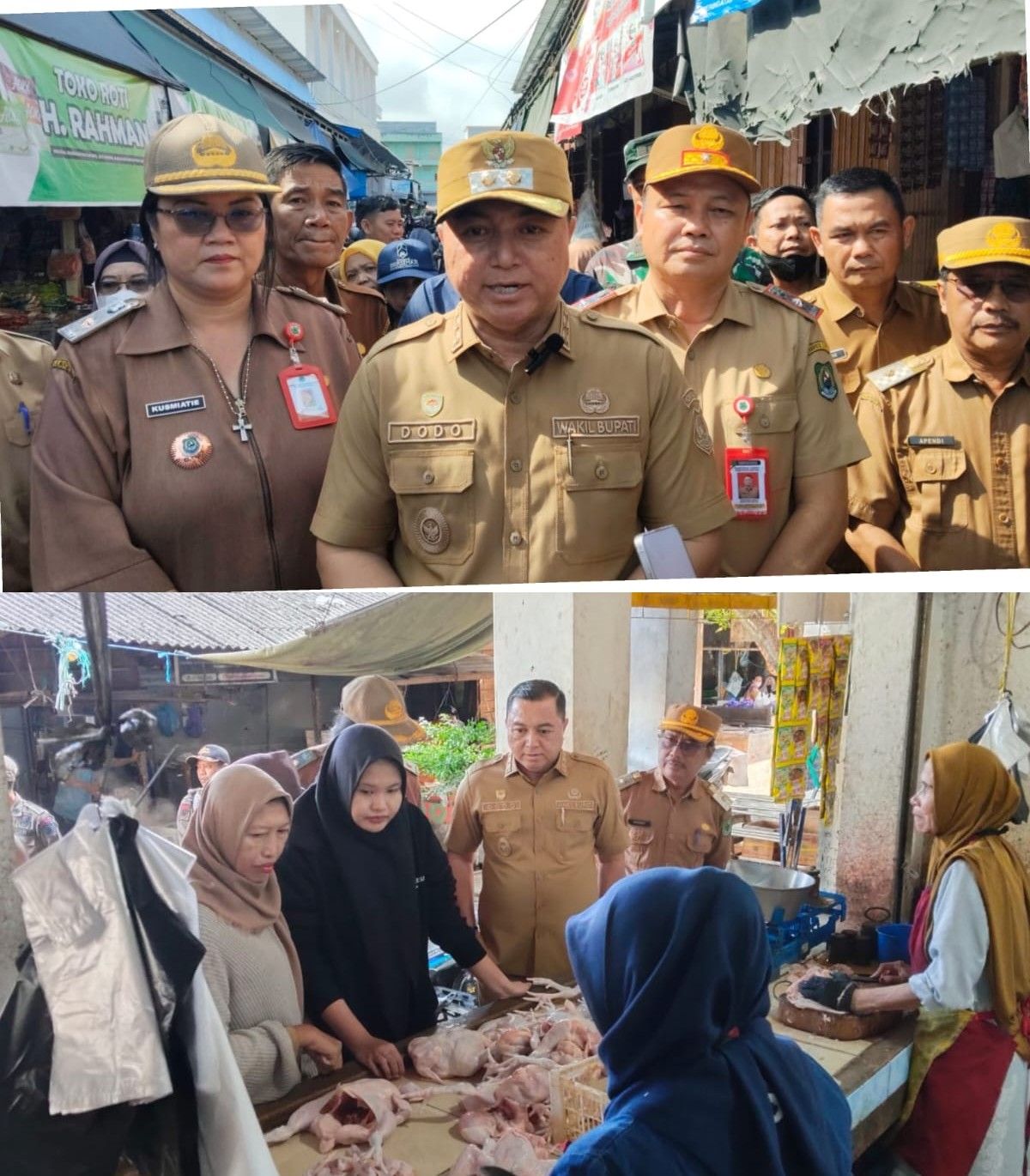 Pantau harga Jelang Idul Adha,Wabub Dodo Tegaskan: Stok Aman,Tak ada Kenaikan Tarif RPU Baru