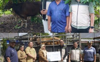 Tingkatkan Kesejahteraan Sosial, Bandara Internasional Syamsudin Noor Bagikan Protein Hewani