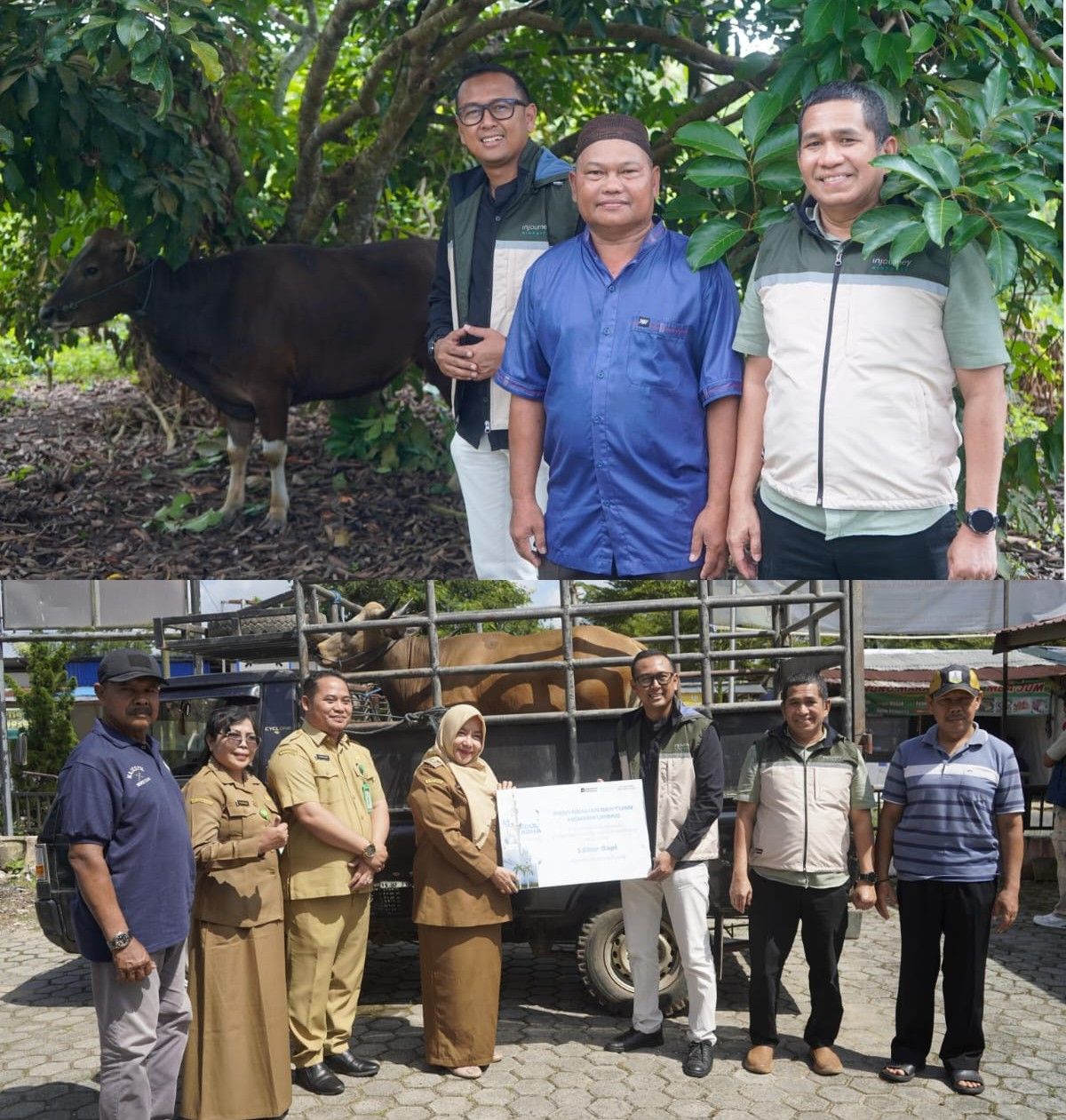 Tingkatkan Kesejahteraan Sosial, Bandara Internasional Syamsudin Noor Bagikan Protein Hewani