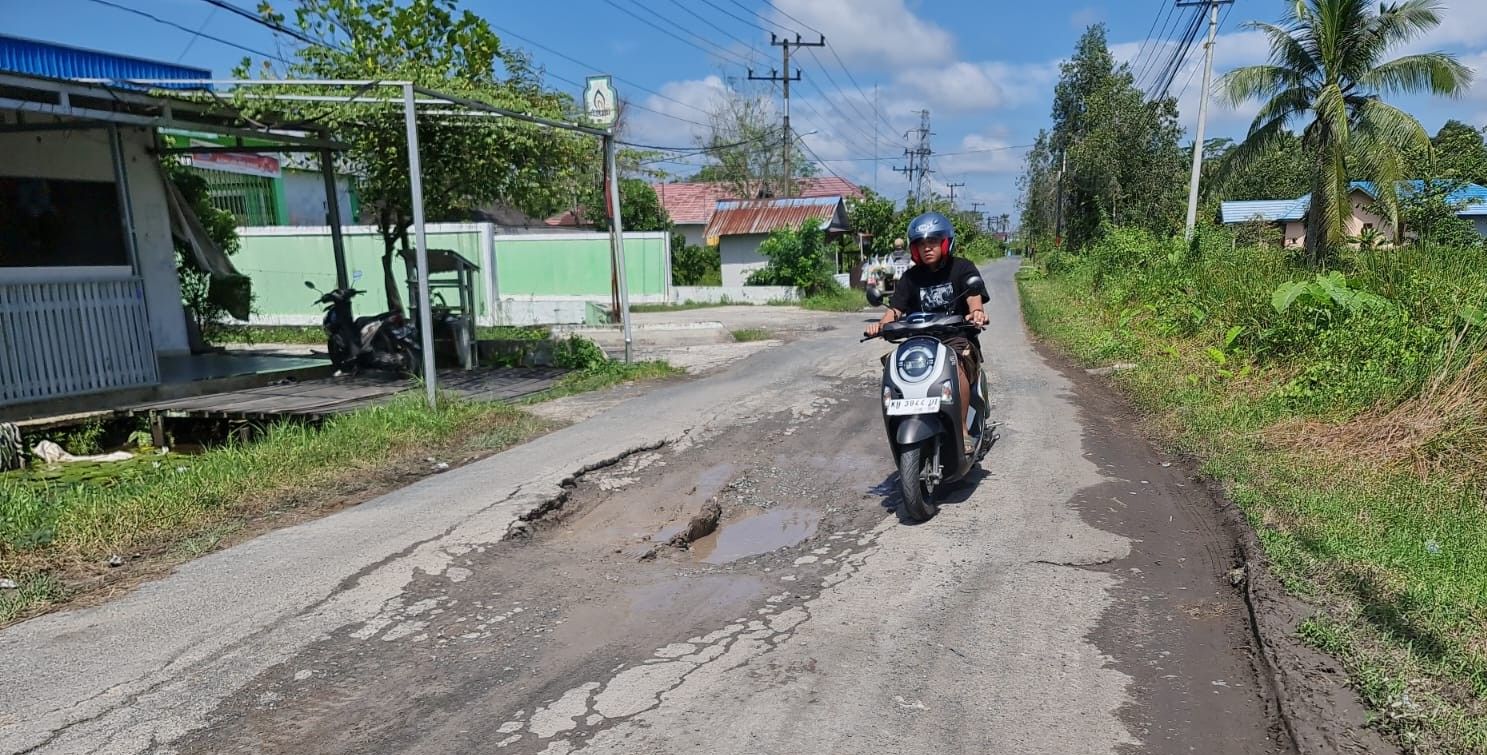 “Tahun ini” Jalan Sumatera Kapuas Segera di Perbaiki