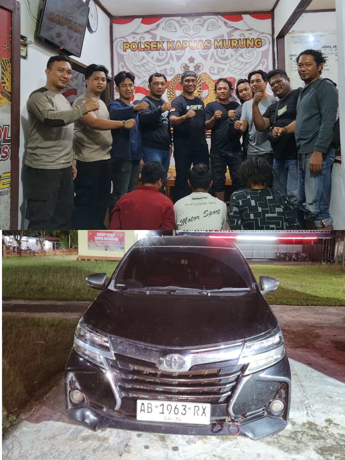 Polisi Ringkus Tiga Pelaku Curat di Dadahup, Tablet dan Mobil Diamankan
