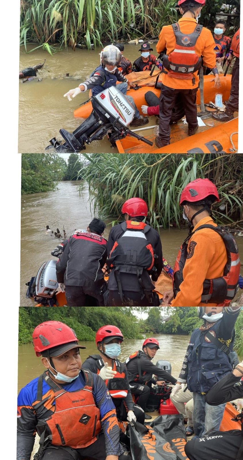 Korban Tenggelam di Sungai Pemangkih Ditemukan Meninggal Setelah Dua Hari Pencarian