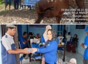 DPC Partai Demokrat Kabupaten Kapuas,bagikan Daging Qurban Kepada Warga